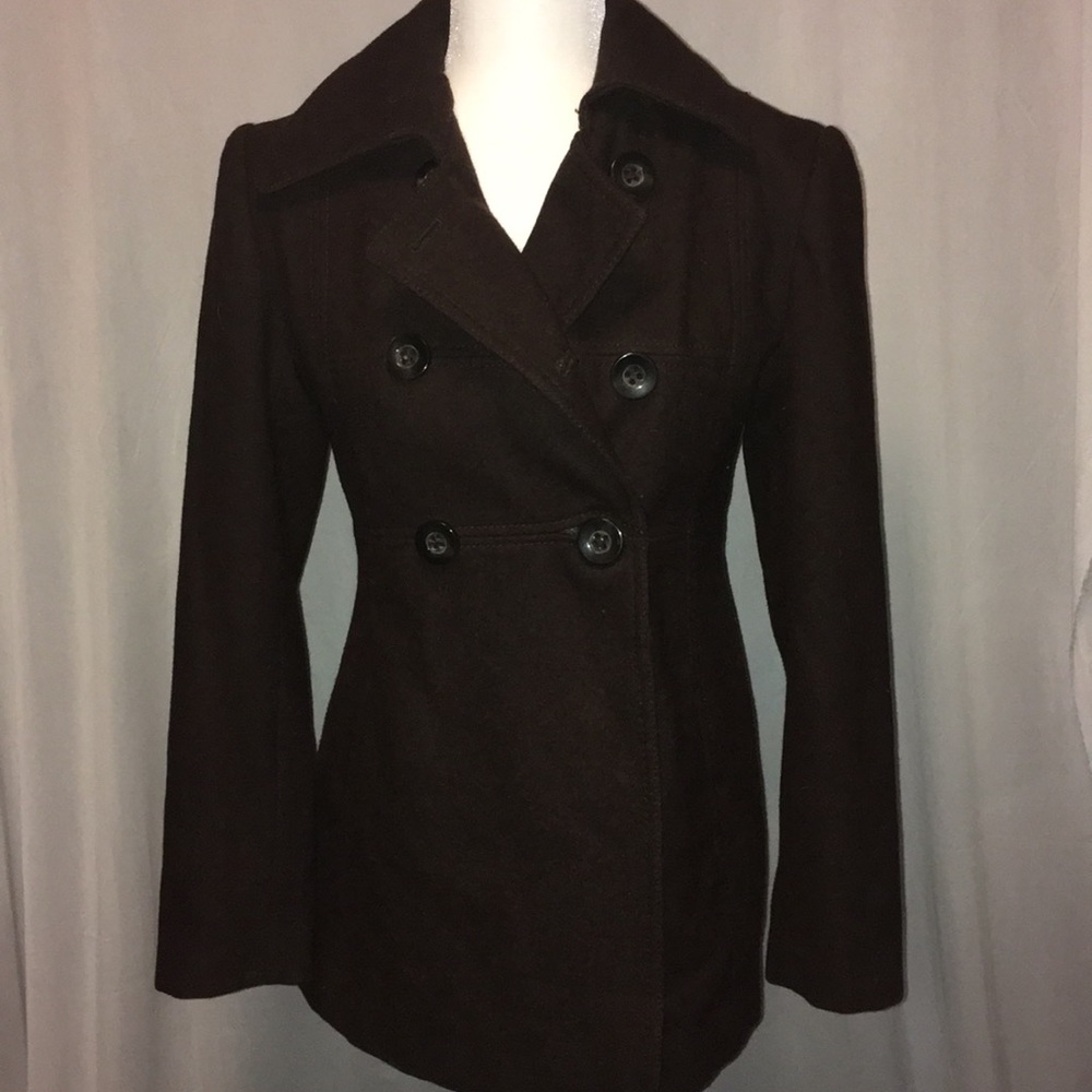 Collection by Gallery brown pea coat